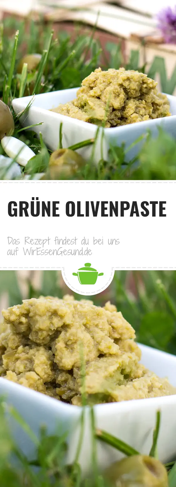 Grüne Olivenpaste - WirEssenGesund